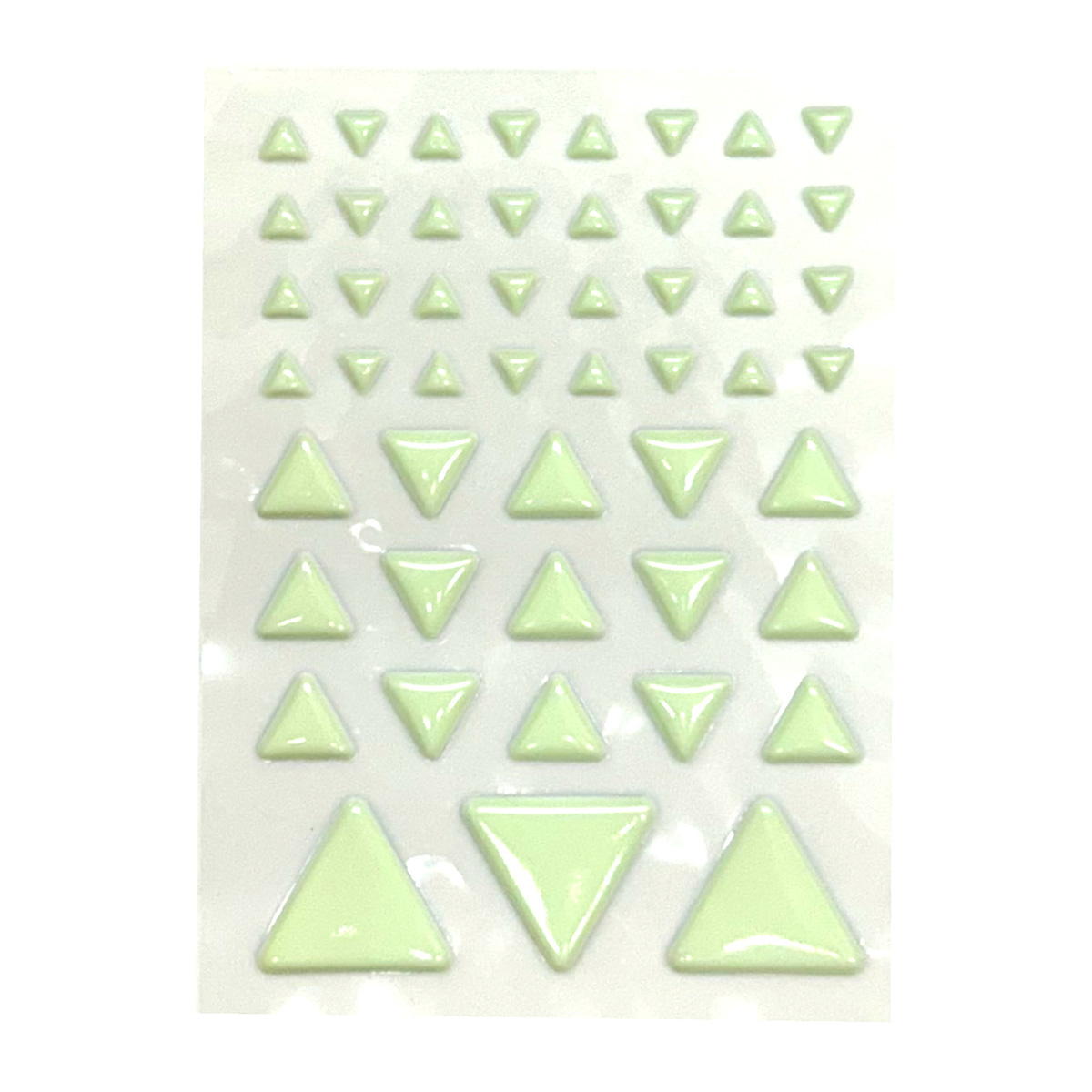 蓄光シール 三角 315511