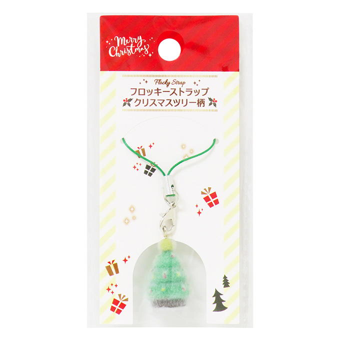 フロッキーストラップクリスマスツリー柄 315891