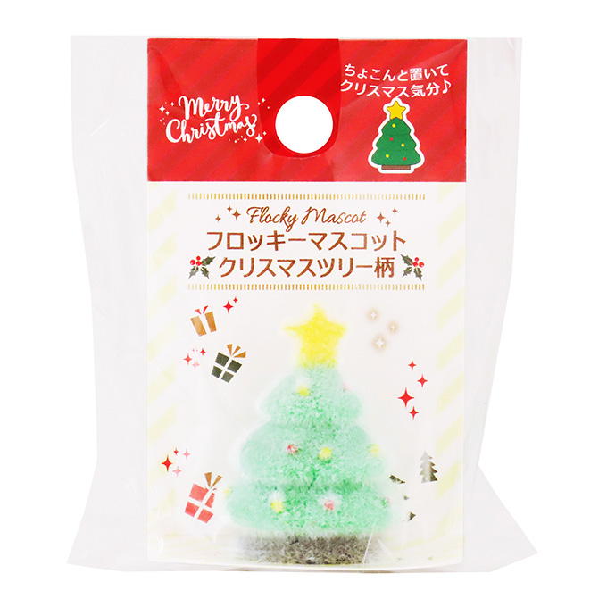 フロッキーマスコットクリスマスツリー柄 315894