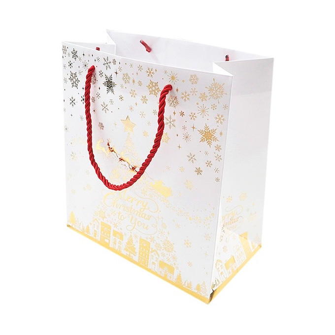 手提げバッグ クリスマス 28×26×14cm 315954