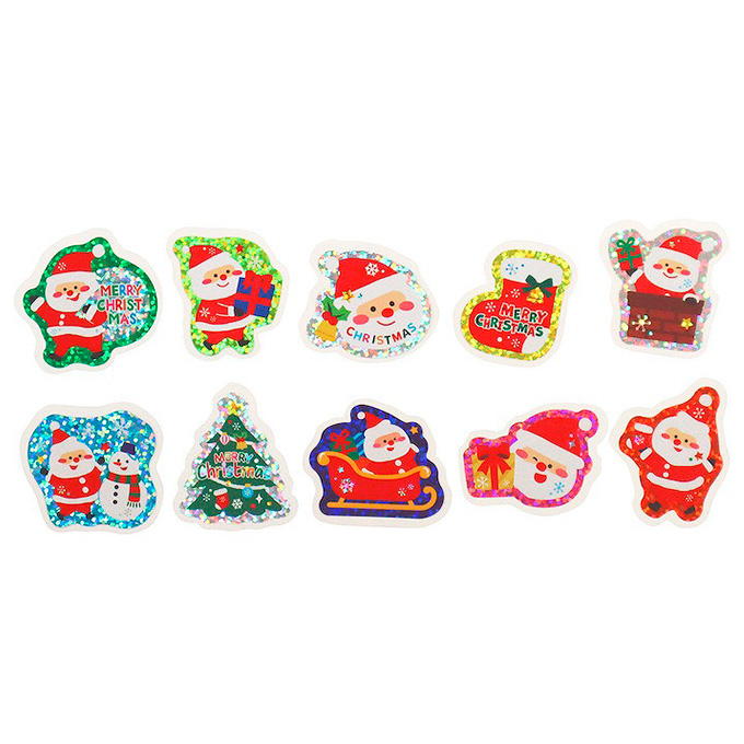 フレークシール 30P カラフルクリスマス 315960