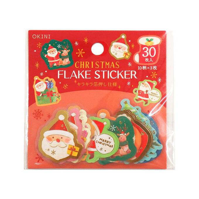 フレークシール 30P ほんわかクリスマス 315961