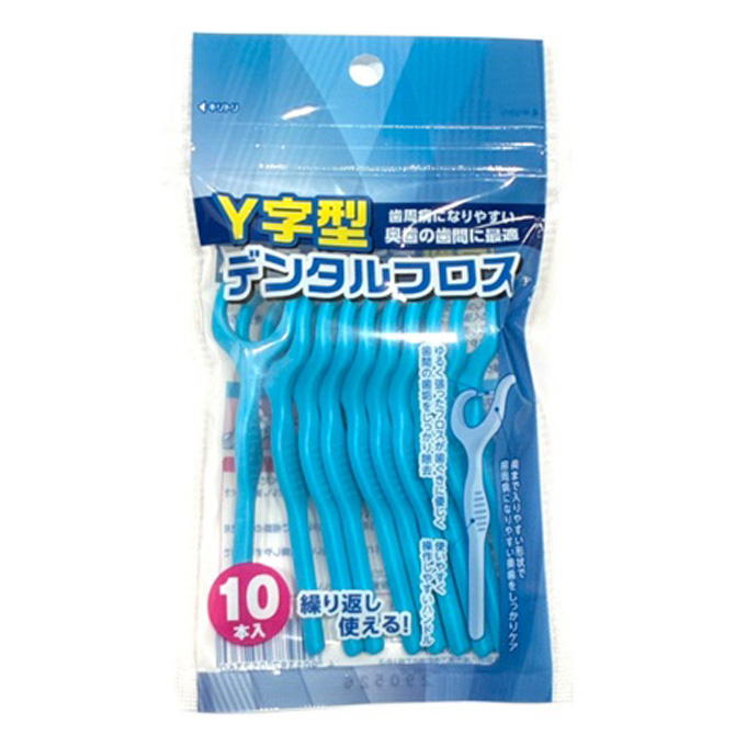 Y字型デンタルフロス10本入 317807