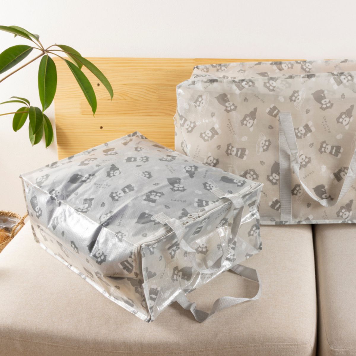 クリア収納バッグ 縦L シュナウザー 319320