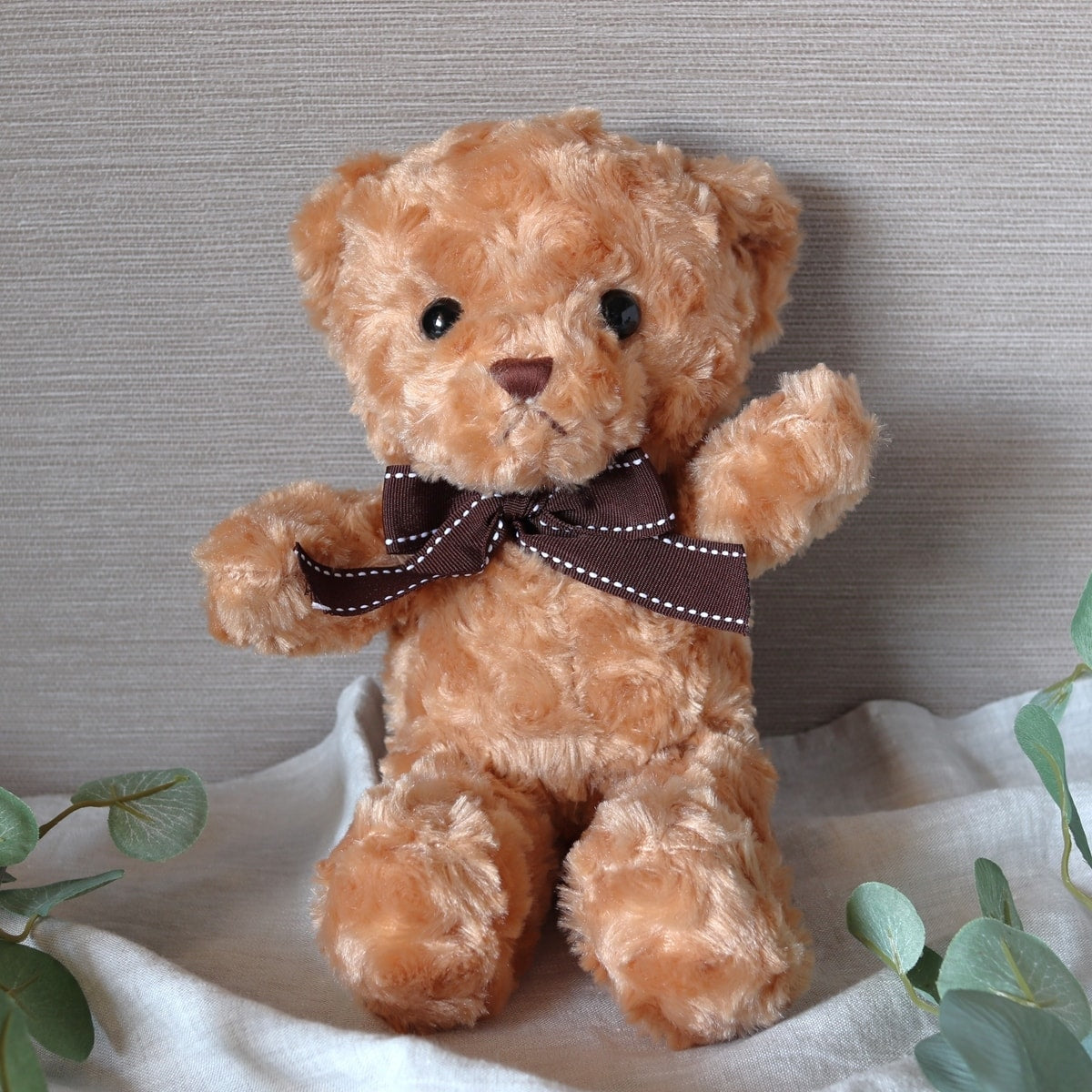【在庫限り】ぬいぐるみ ふわふわだっこベア ブラウン H30ｘW20xD10cm　322027