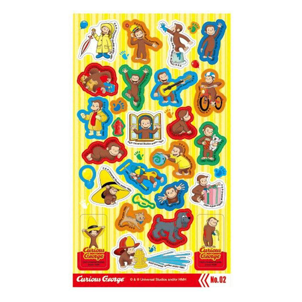 おさるのジョージ キラッとシール 322052