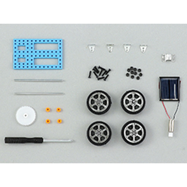 【在庫限り】知育玩具 実験キット自由研究  てのひら実験室 ソーラーミニカー組立キット　322094