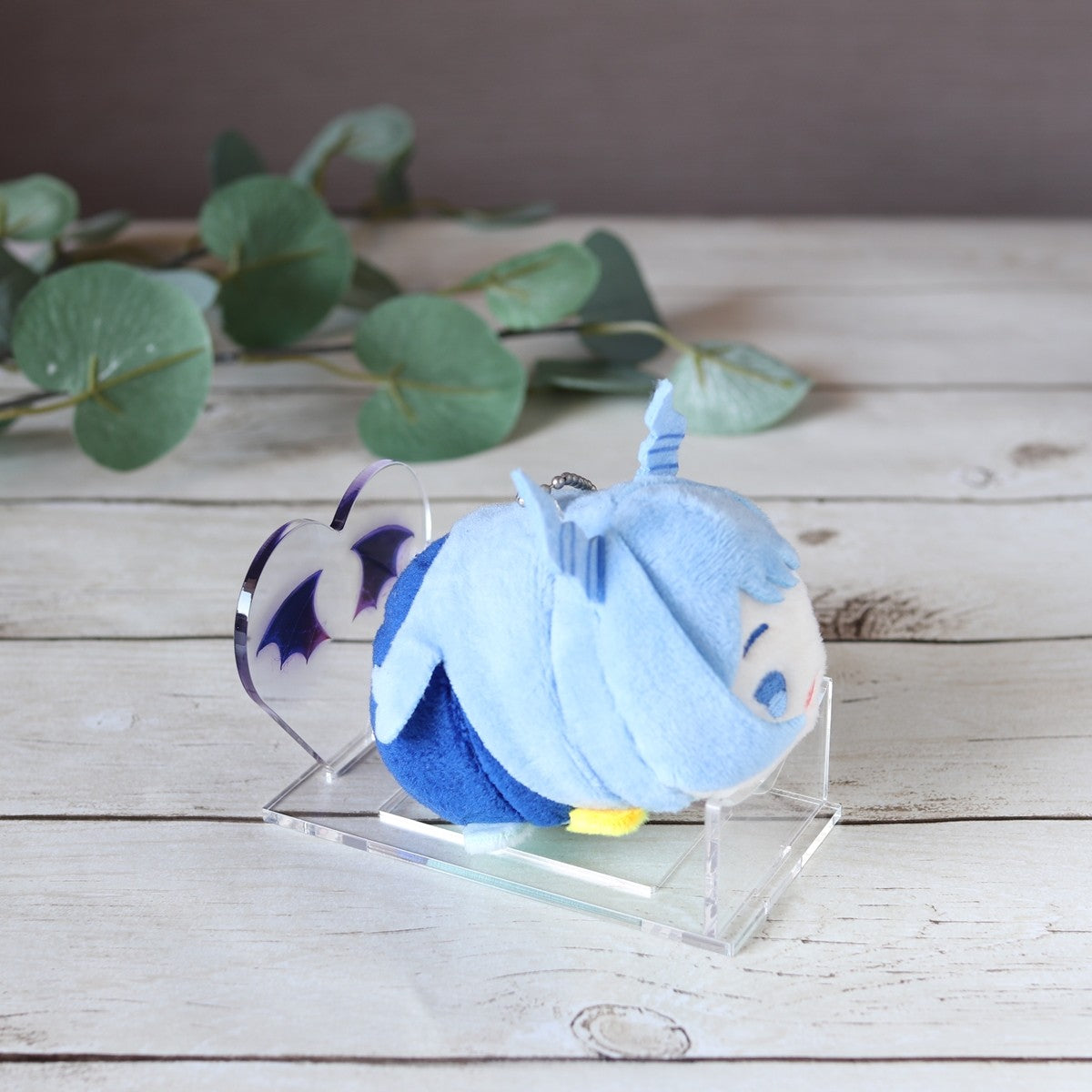 アクリルスタンド アクスタ 背景付きぬいぐるみスタンド 悪魔の羽柄 俵