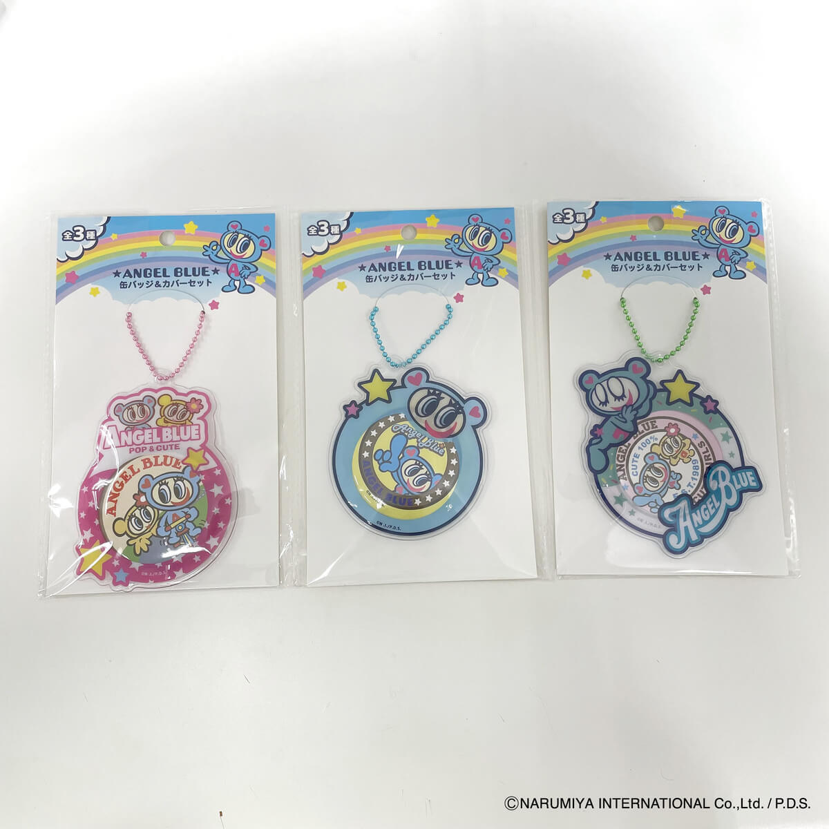 ANGEL BLUE 缶バッジ＆カバーセット 322653