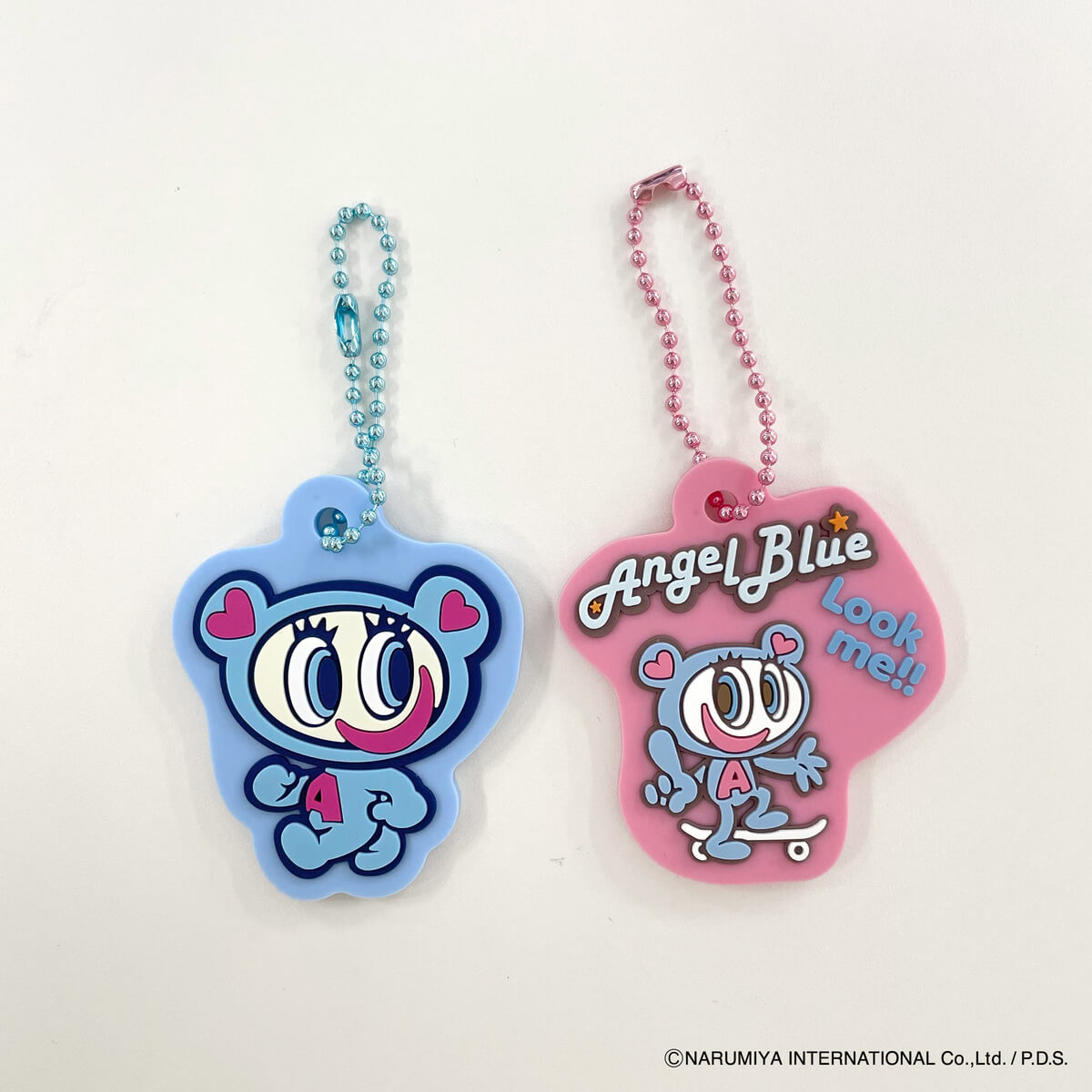【在庫限り】ANGEL BLUE ラバーキーチェーン 322658