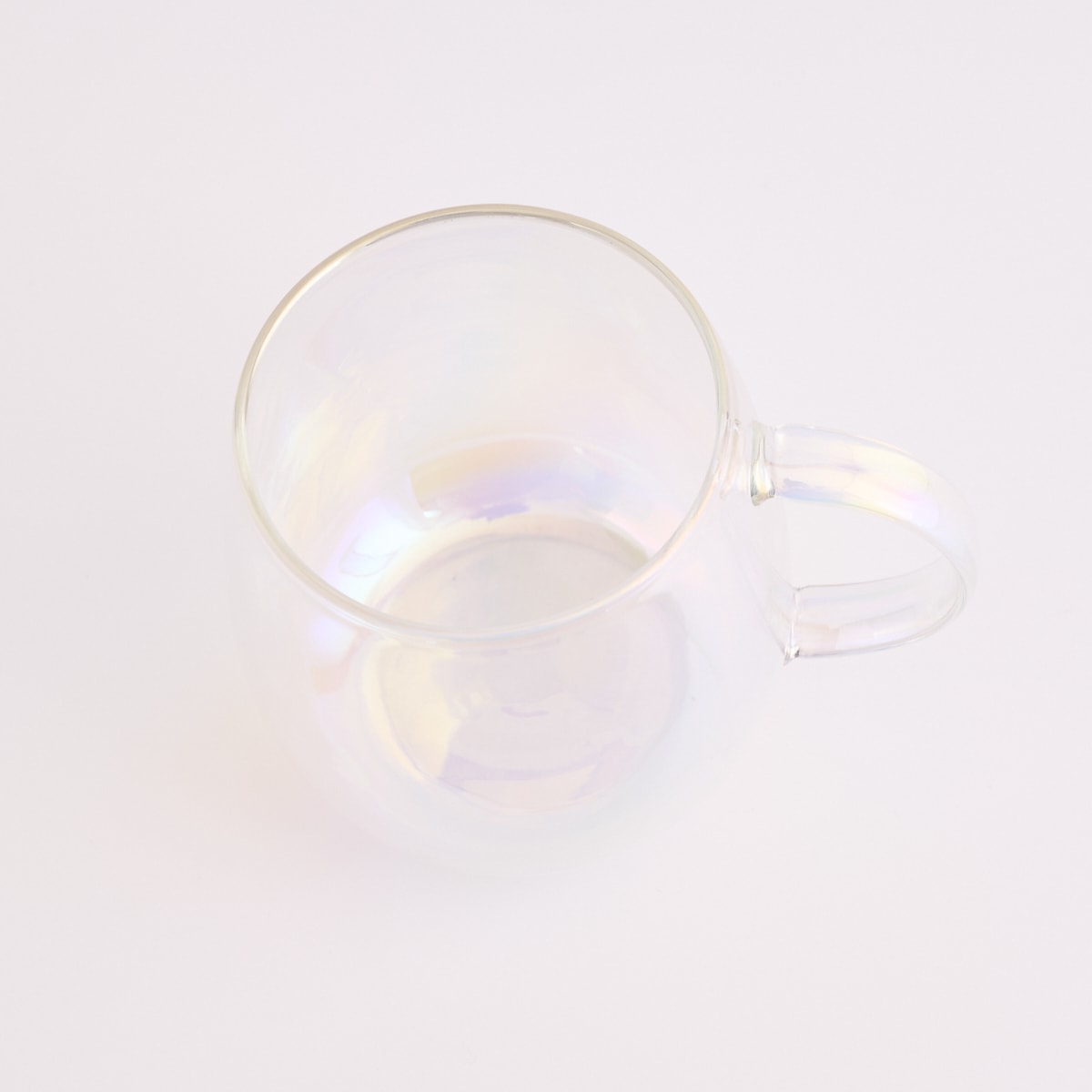 ガラスマグカップ 耐熱オーロラガラスマグ 約450ml 323026