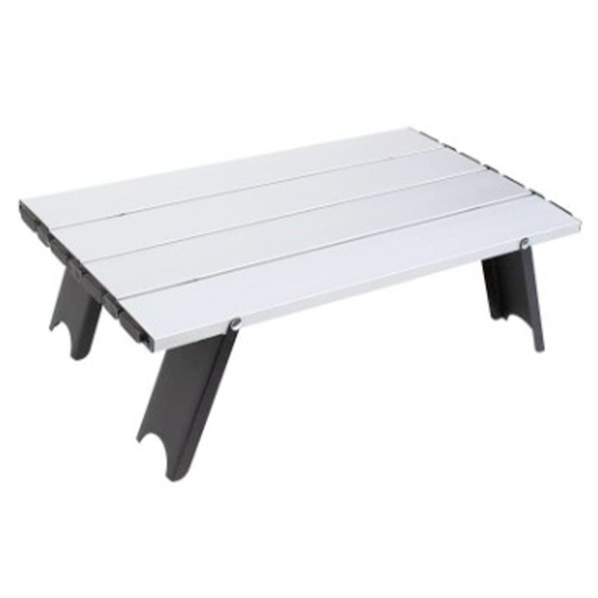 アウトドアテーブル レジャーテーブル 折りたたみ軽量アルミローテーブル 40×23×12cm 323677