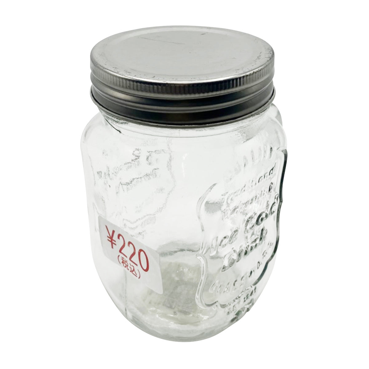 ガラス瓶 コップ カップ ドリンクジャー フラット 420ml 323919