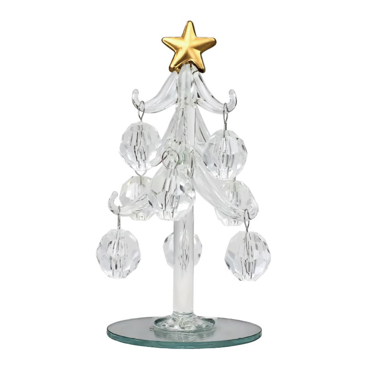 オブジェ 置物 クリスマス飾り ディスプレイ ガラスツリー ダイヤ
