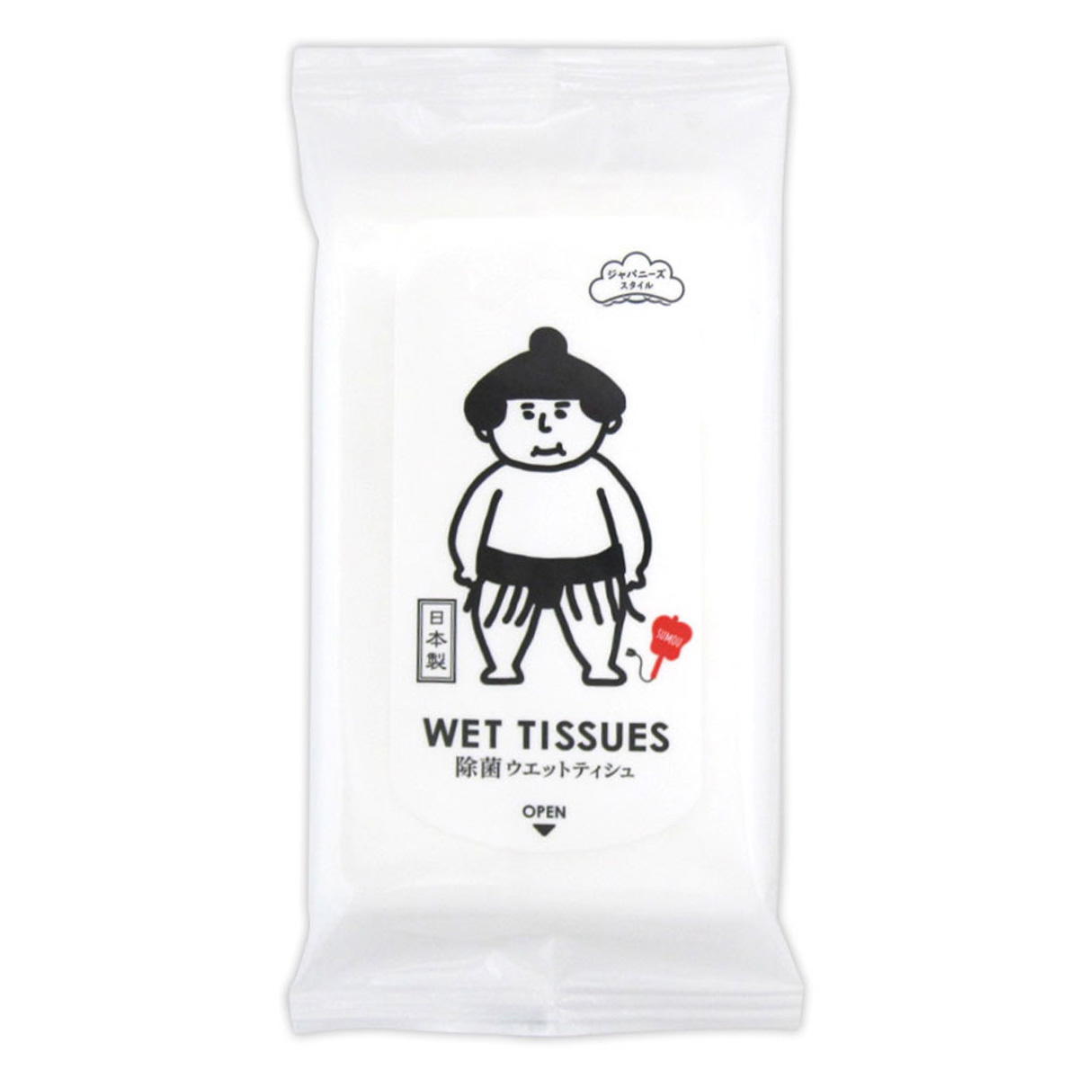 99％除菌ウエットティシュ携帯用 ジャパニーズスタイル10枚 325923