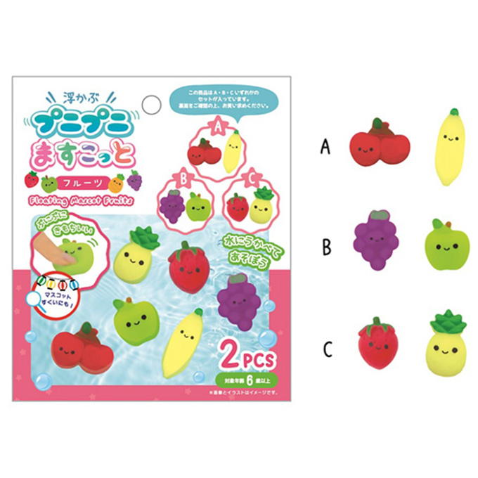 浮かぶプニプニますこっと フルーツ2P 325965