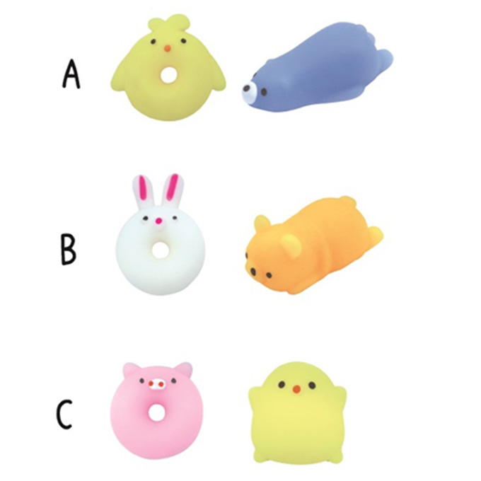 浮かぶプニプニますこっと ペッタンアニマル2P 325966