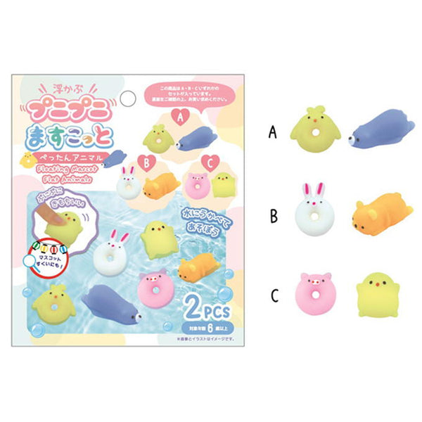 浮かぶプニプニますこっと ペッタンアニマル2P 325966