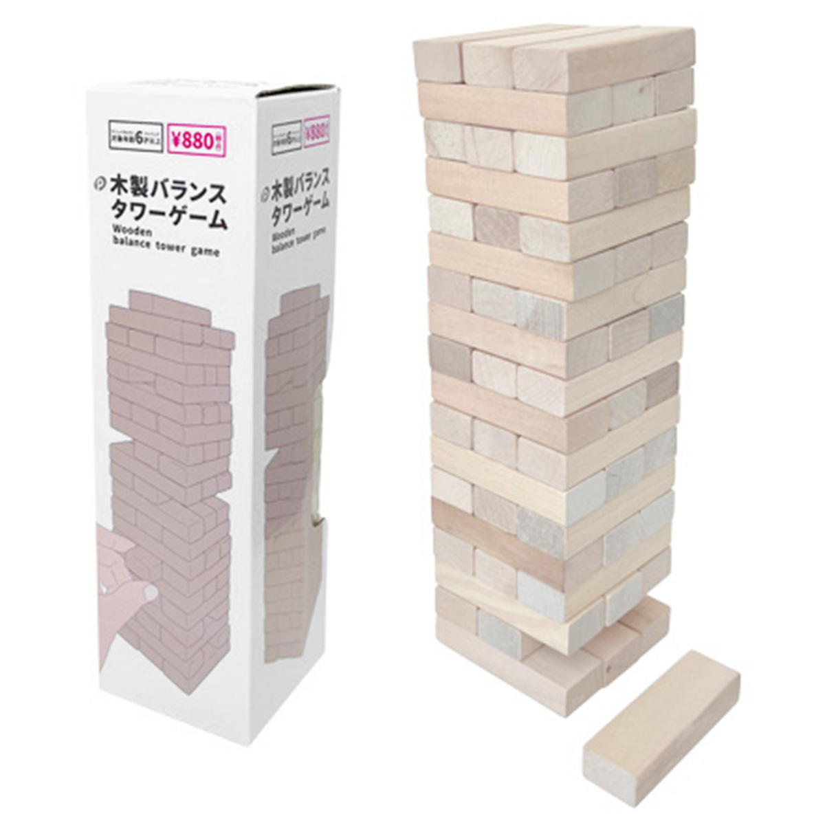 【在庫限り】木製バランスタワーゲーム 327558