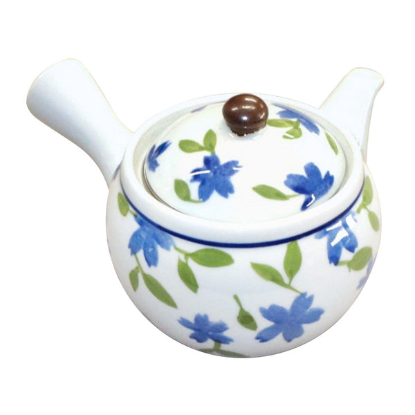 急須 常滑焼 富仙作 黒泥桜お茶急須 ティーポット ステンレス製茶こし