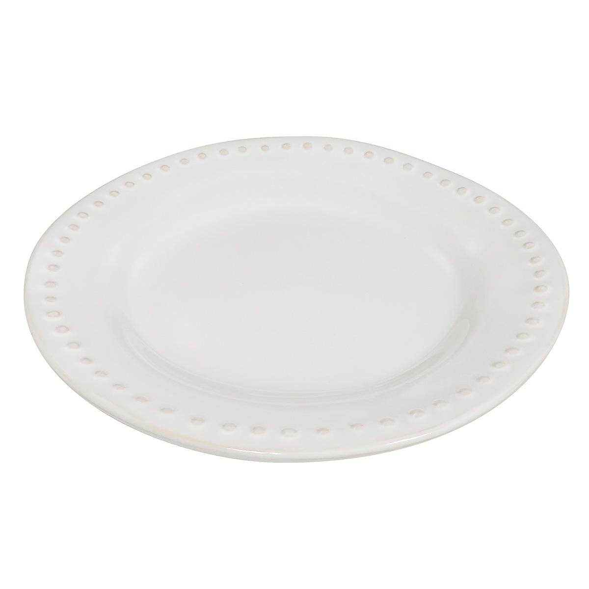 プレート リムドット アイボリー 327871