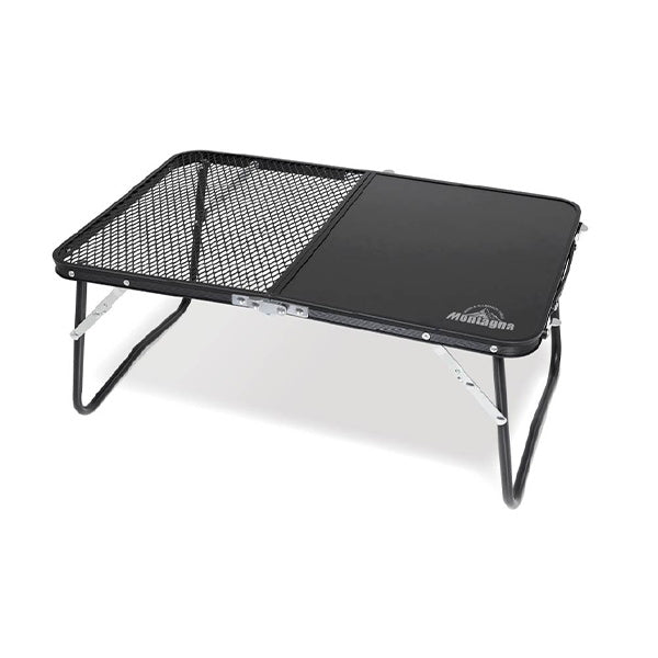 【在庫限り】【WEB限定】アウトドアテーブル 折りたたみ式 Montagna モンターナ アウトドアメッシュ&アルミテーブル 60×40×25.5cm328520