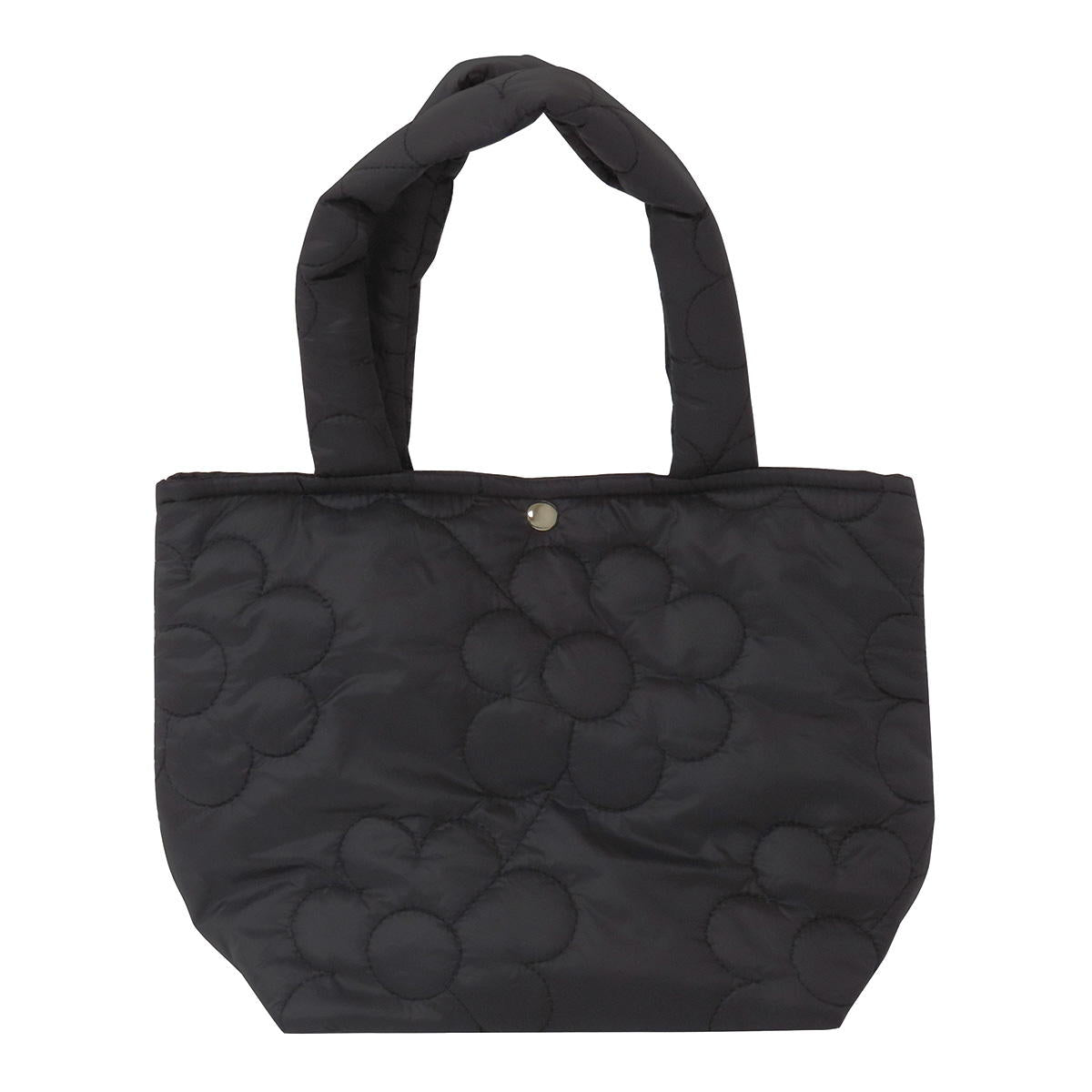 トートバッグ花柄ミニ ブラック 328708