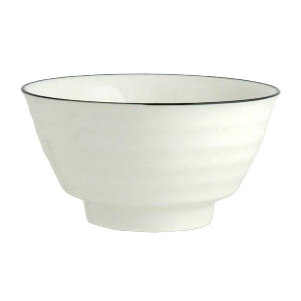 ボウル どんぶり茶碗 軽量 食器 深鉢 小どんぶり 小丼ぶり 汁物茶碗  中鉢 陶器 ホワイト 13×13×7cm　329787