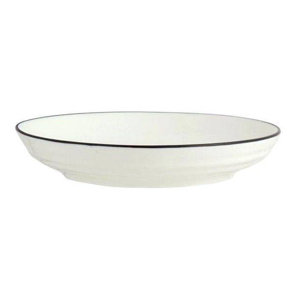 【OUTLET】皿 プレート 食器 軽量 深め 中皿 陶器 ホワイト 深皿 20.5×20.5×4cm　329791