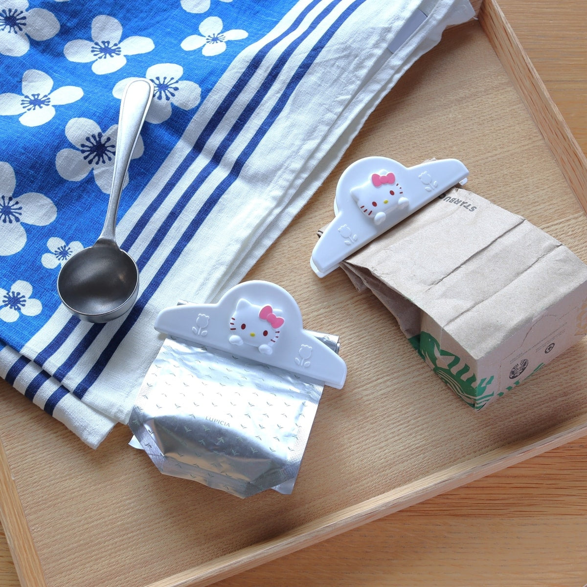 食品クリップ ハローキティ キッチンクリップ 2P 330983