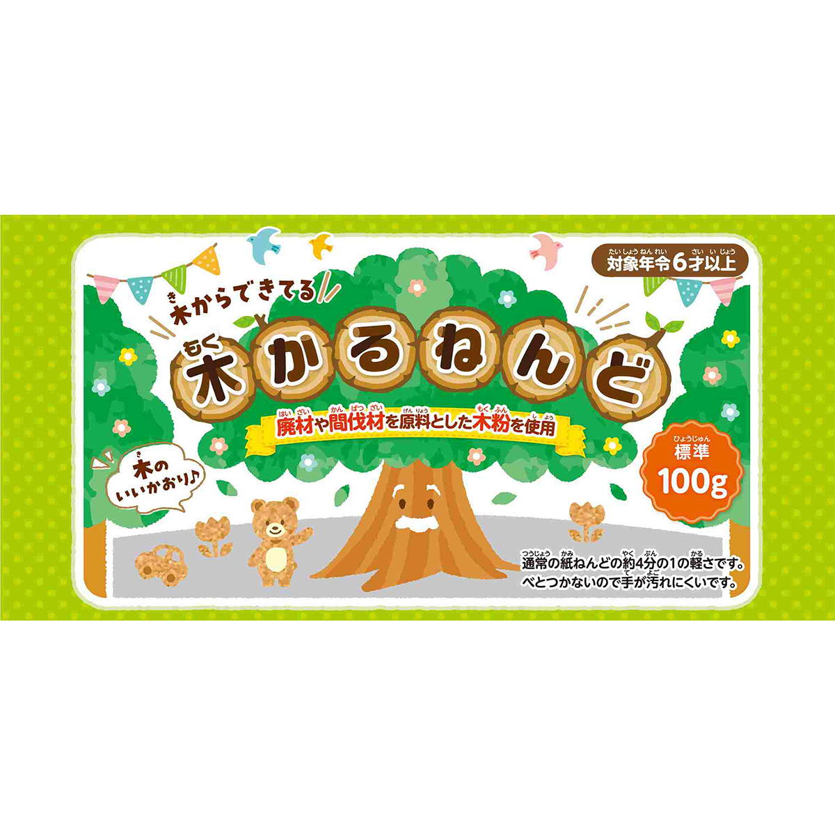 木かる粘土 標準100g 331650