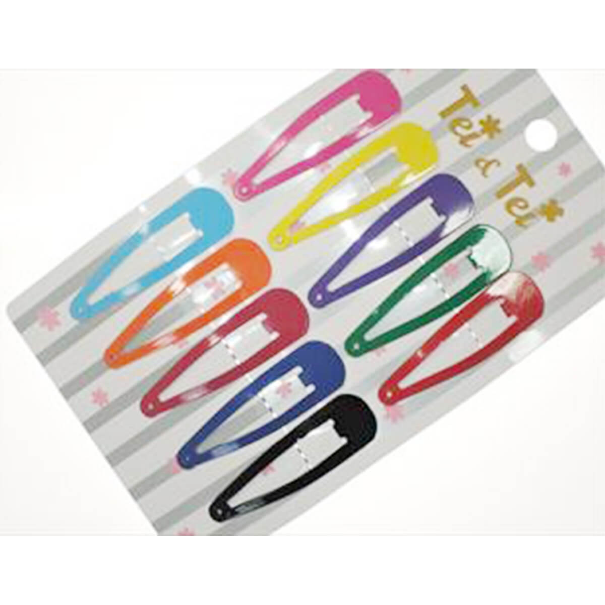 スリーピン ヘアピン カラフル 10P 331820