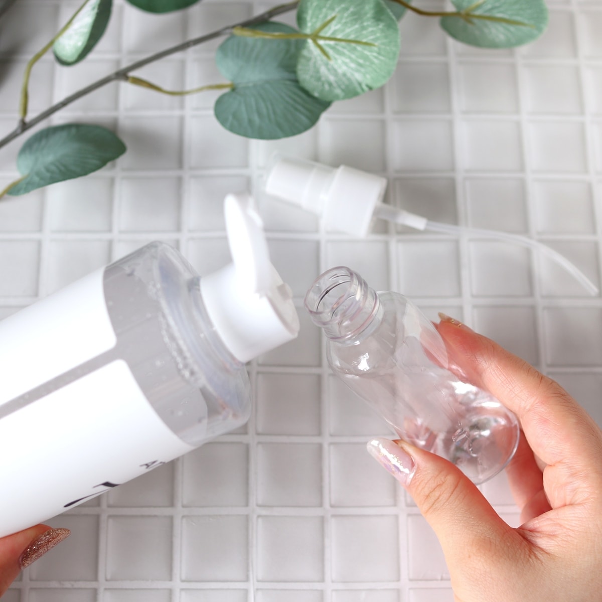 トラベルボトル 詰め替えボトル 詰替容器 スプレーボトル 50ml  2P クリア　333060