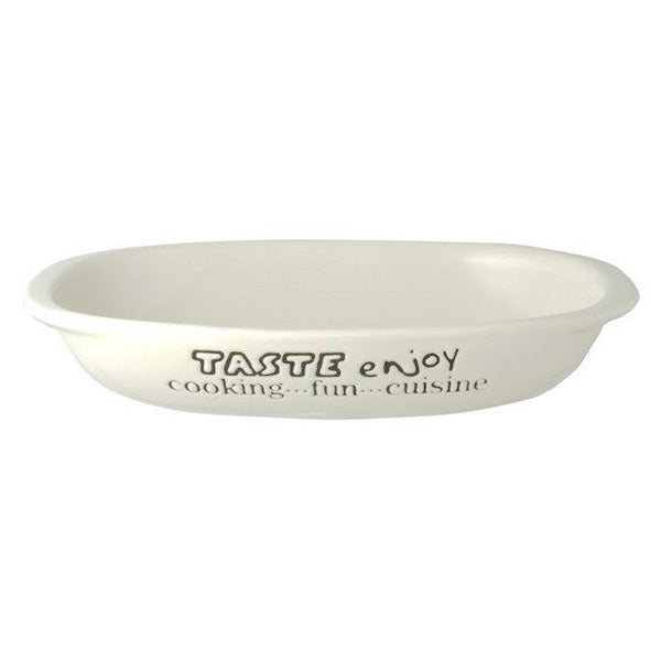 グラタン皿 耐熱皿 enjoyグラタン皿 ホワイト 21×12.5×4cm ドリア ラザニア　333934