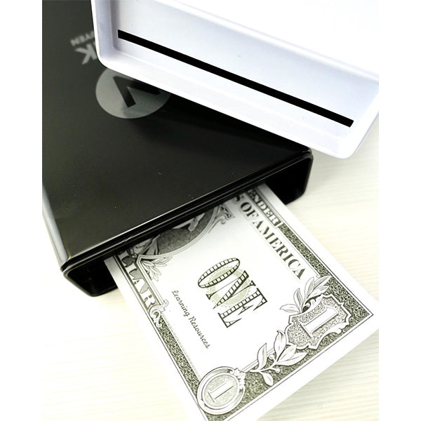 【在庫限り】お札用貯金箱 蓋が開くタイプ　334421