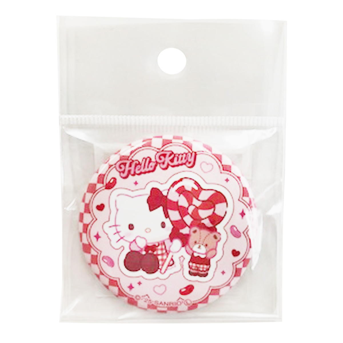 缶バッジ キティ（ピンキーロリポップス） 336562