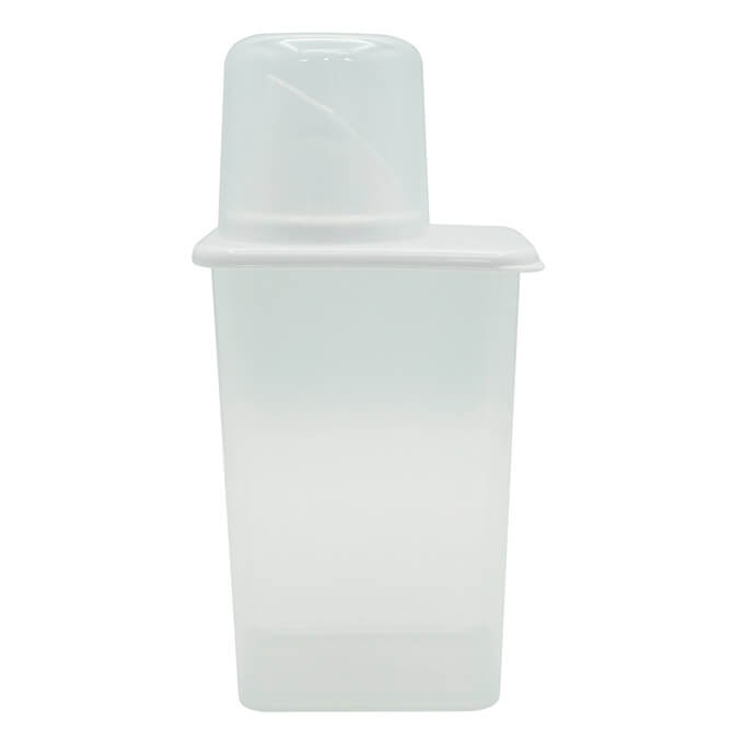食品保存ケース 穀物ストッカー 計量カップ付 870ml　337563