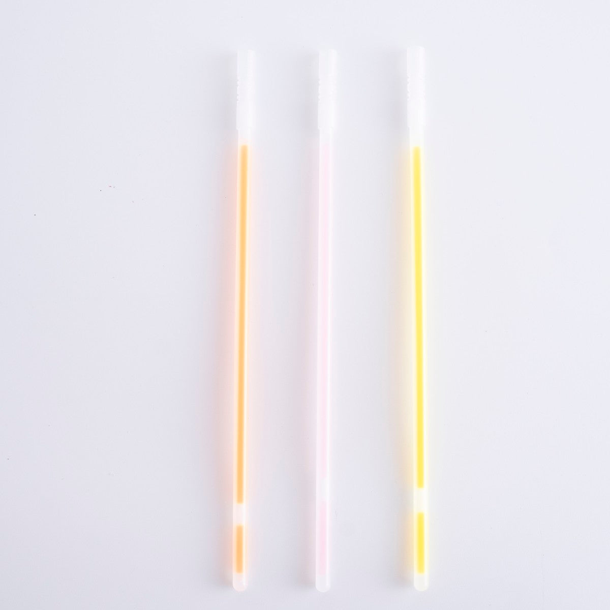 光るブレスレット3本入 （オレンジ・イエロー・パープル)　338546