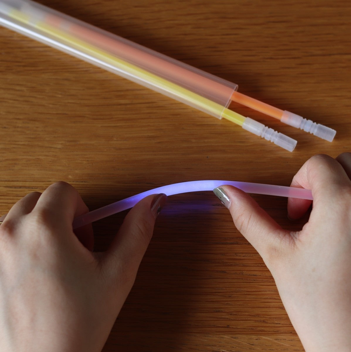 ユニドロブレスレット　C オレンジ系　内周16.5センチ ユニドロブレスレット C オレンジ系 内周16.5センチ