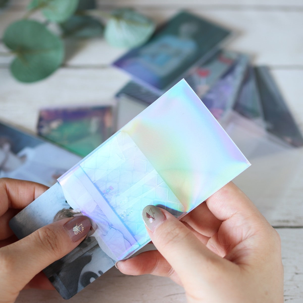 デコレーションスリーブ チェキサイズ オーロラカラー 20P　338766