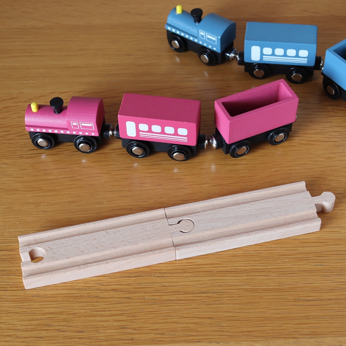 木製汽車 直線レール 2本入 339401