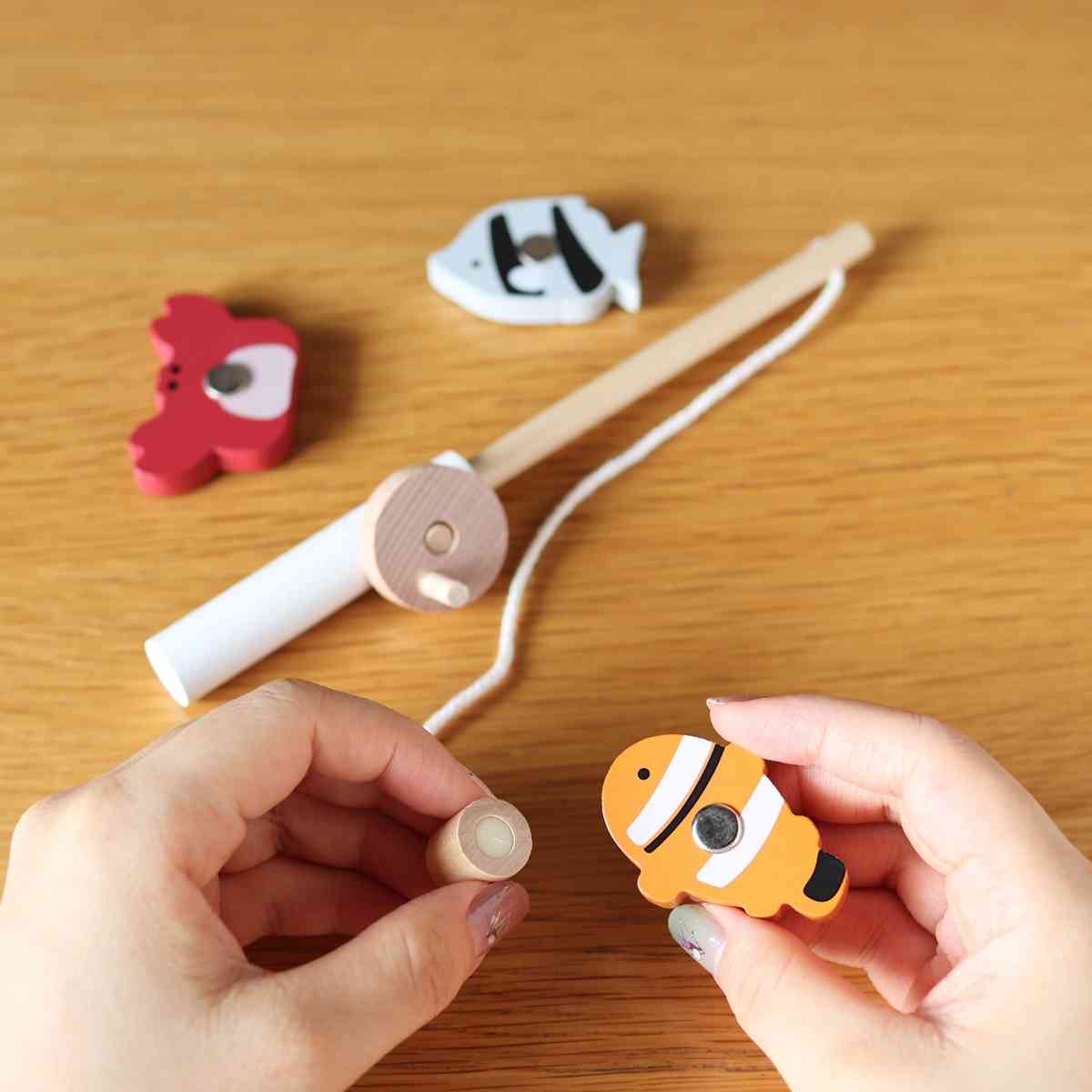 木製お魚つりセット お魚3びきA　339502