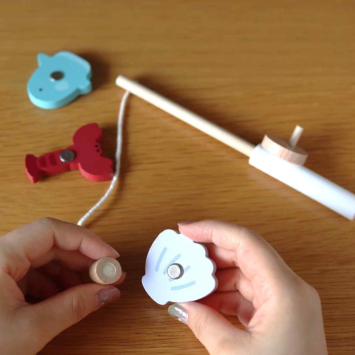 木製お魚つりセット お魚3びきA　339502