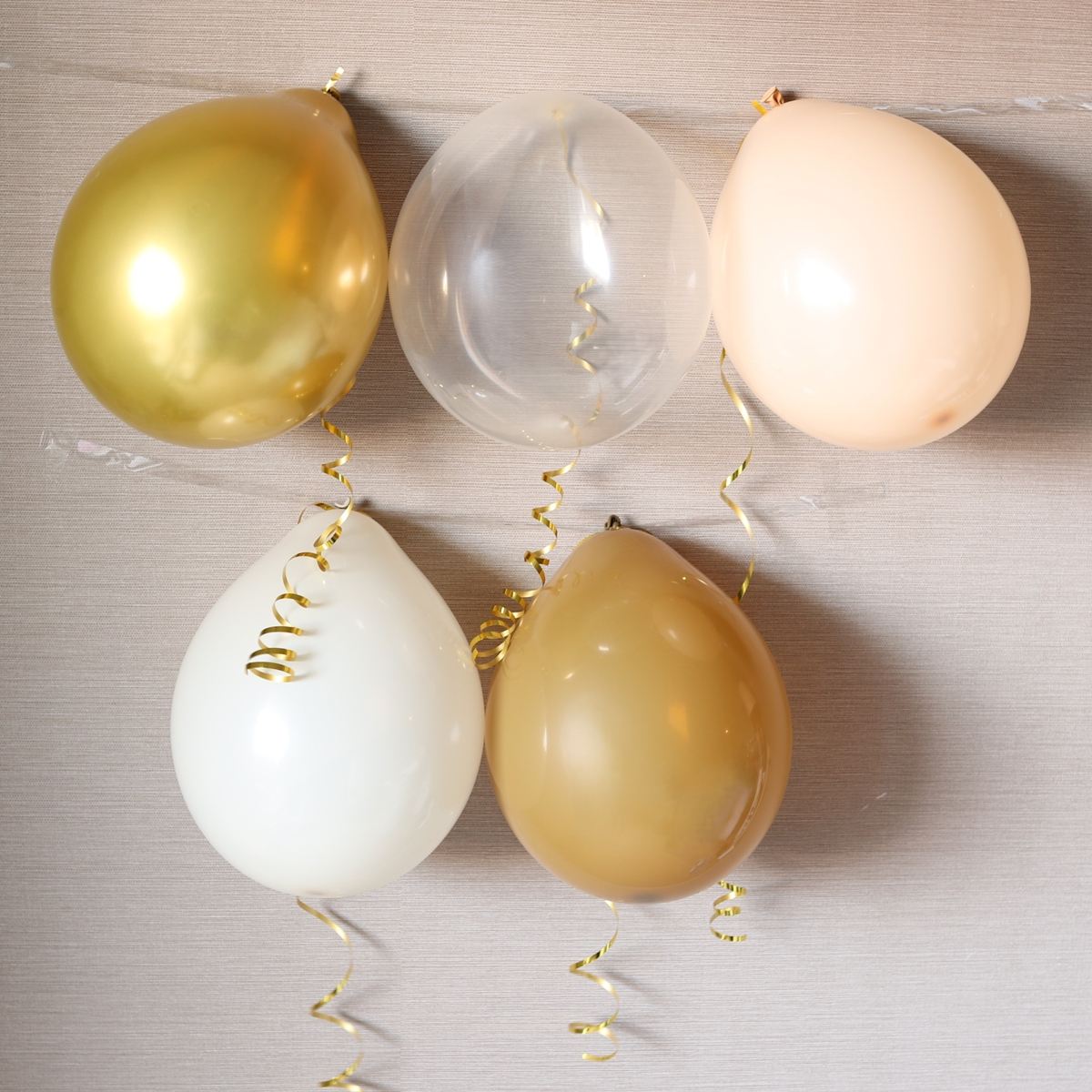 バルーンセット5P ナチュラルA パーティ風船セット　339669