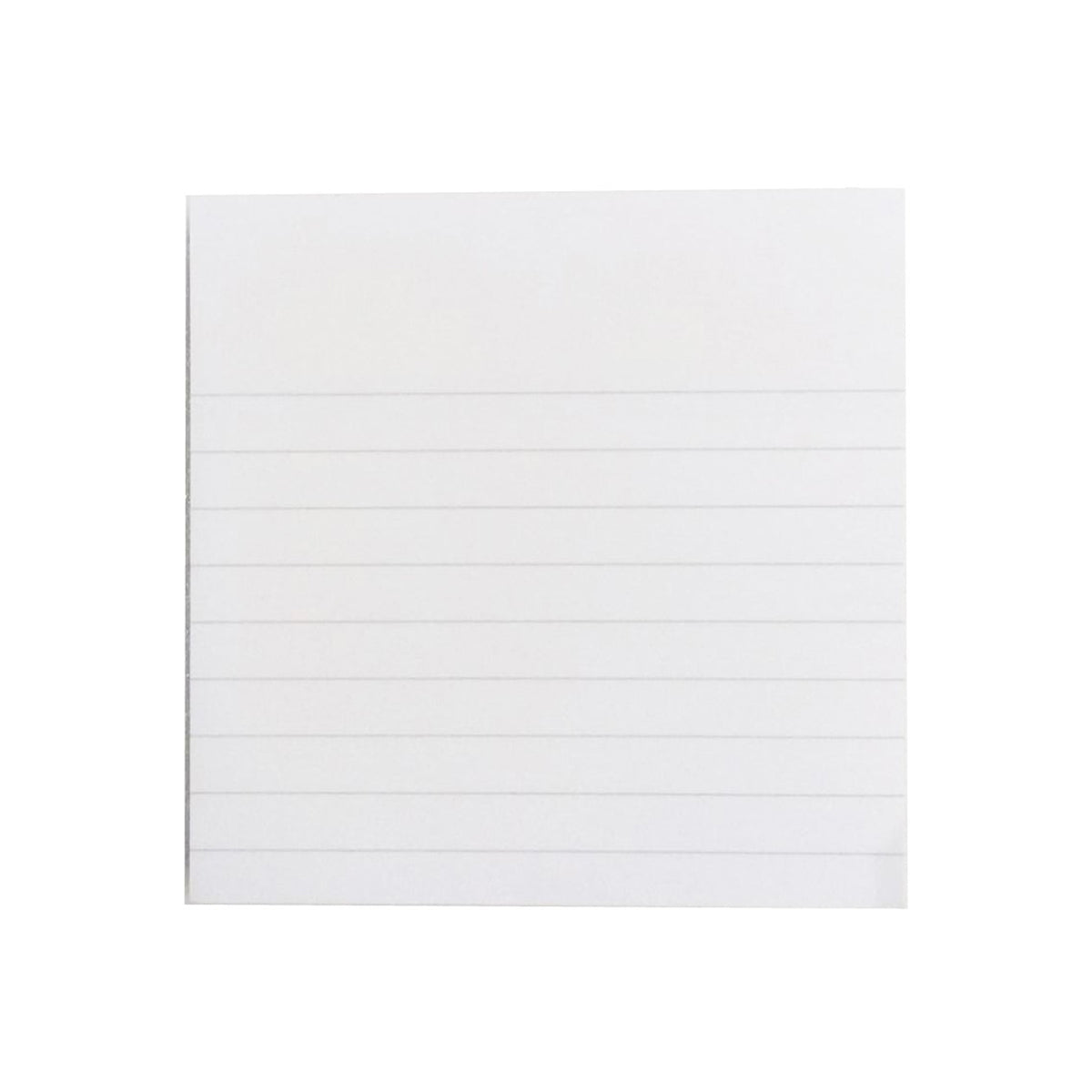 ふせんメモ罫線 ホワイト 75×75mm 90枚 340300