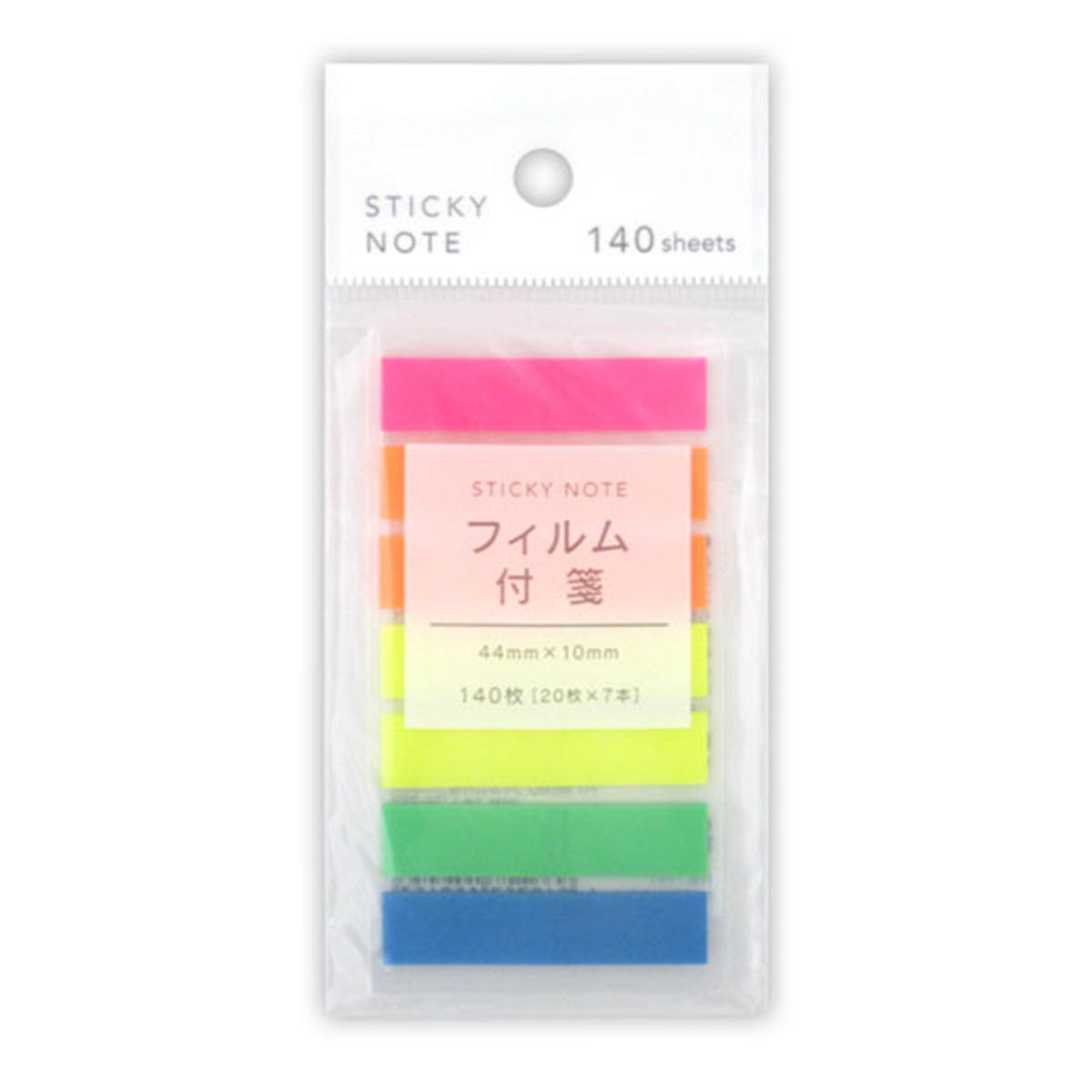 FIT MEMO フィルム付箋 20枚 7本入 340561