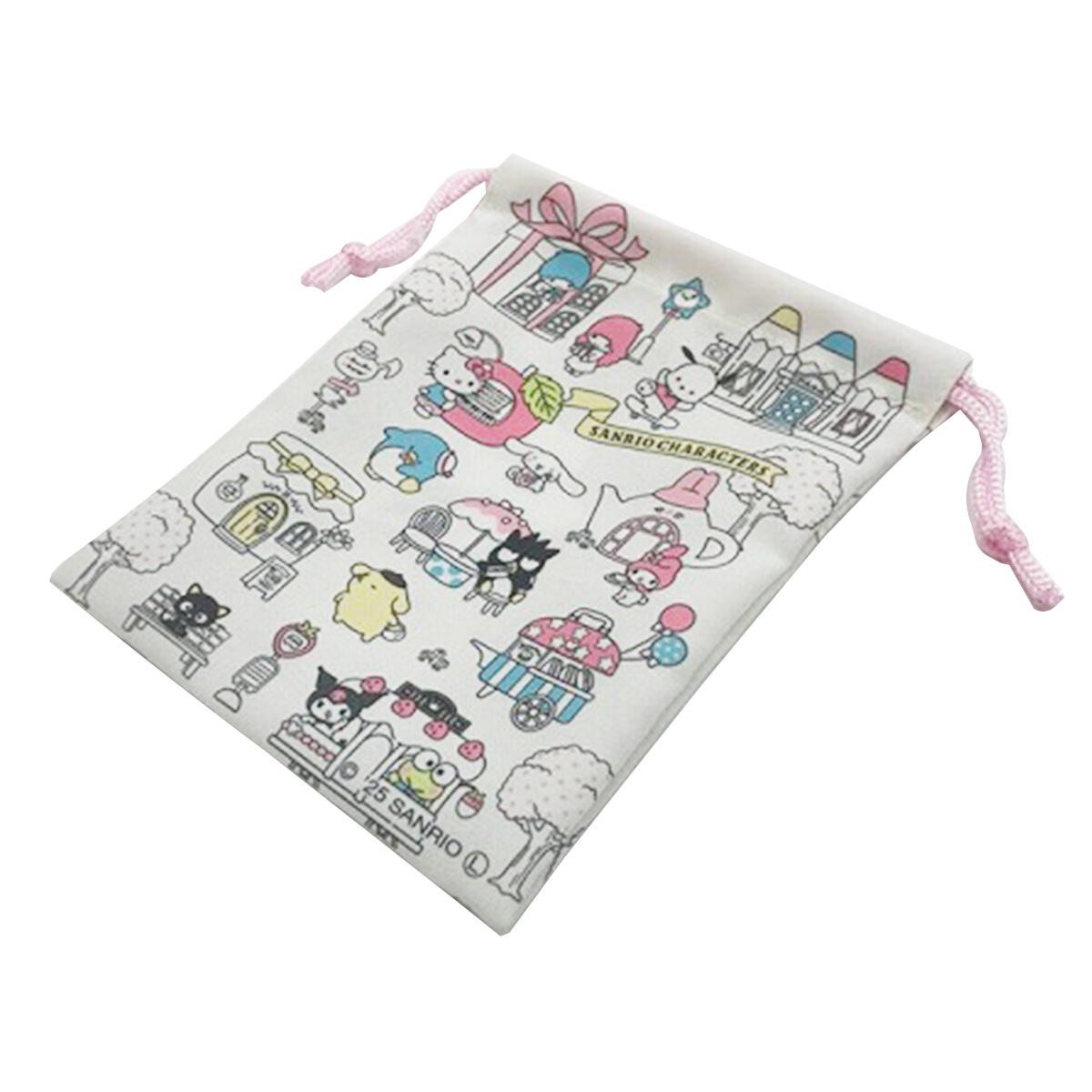 【在庫限り】sanrio サンリオMIX ミニ巾着 キュートビレッジ 341705