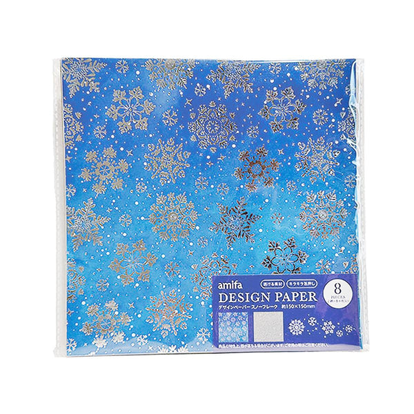 デザインペーパー デザインペーパー 8P スノーフレーク 342095