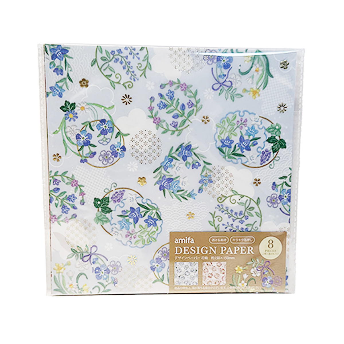 デザインペーパー 8P 花輪 342099