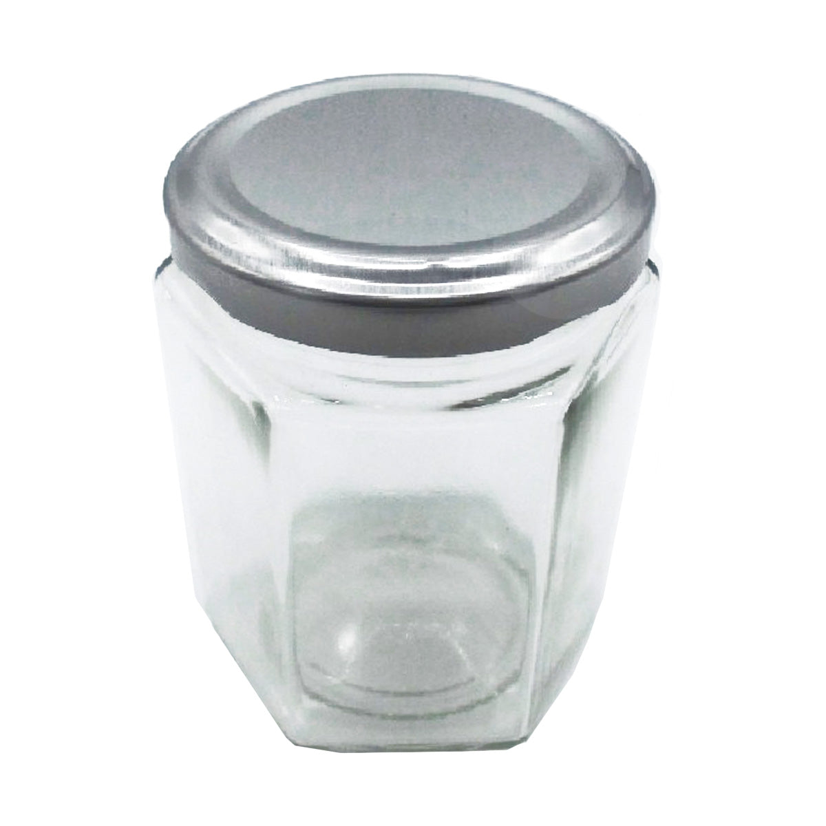 ガラス瓶 食品保存容器 保存ボトル OC1501スクリューキャップ 六角瓶 180ml 342302